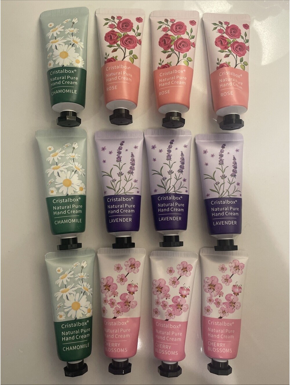 Cristalbox Natural Pure Hand Cream - Set Of 12 Sealed 20g Each